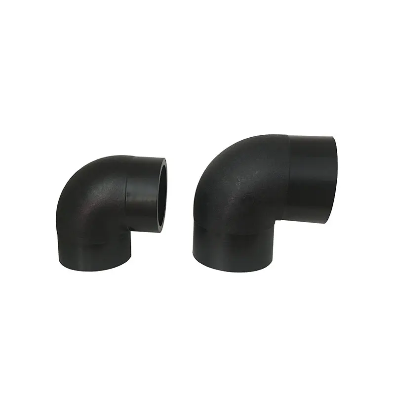 HDPE Water Supply Pipe Fittings Injection Butt Fusion Equal Cross