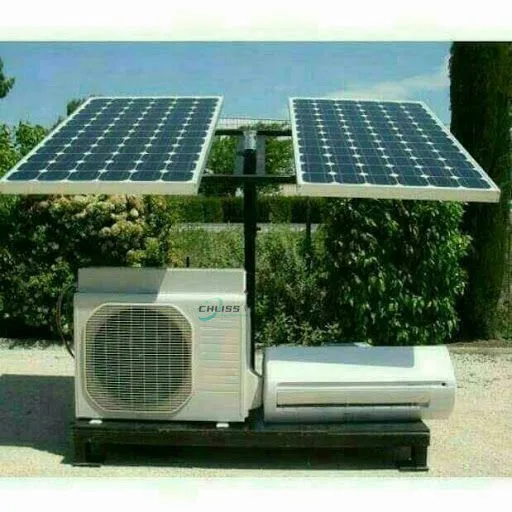 Chliss Hybrid Cooling Heating Solar Power Air Conditioner Split Unit 12000Btu 18000Btu 24000Btu Air Conditioning System