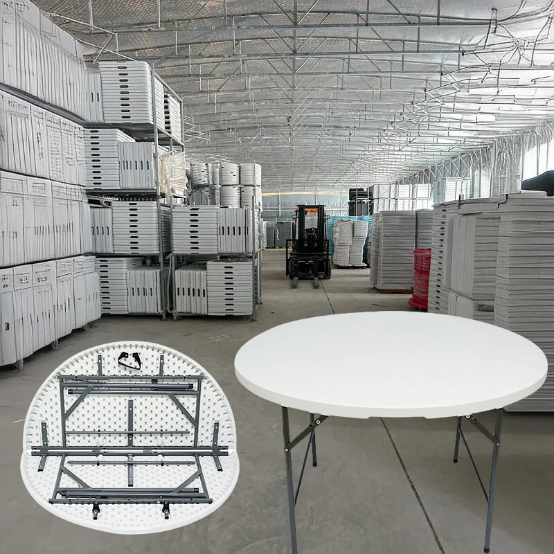 American popular plastic folding chairs and tables high quality plastic tables for events wedding