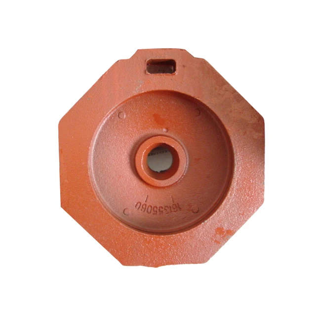 Custom High Quality  Cast Iron AC / DC Motor Parts Electrical Accessories End Cover with Paint Spraying