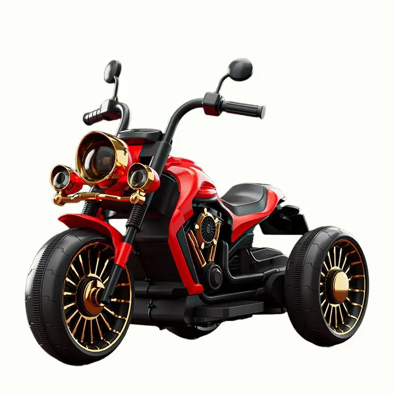 Wholesale Motorcycle Electric Bicycle Charging For 3 To 14 Age Retro Three Wheeled  Electric Motorcycle for kids To Drive