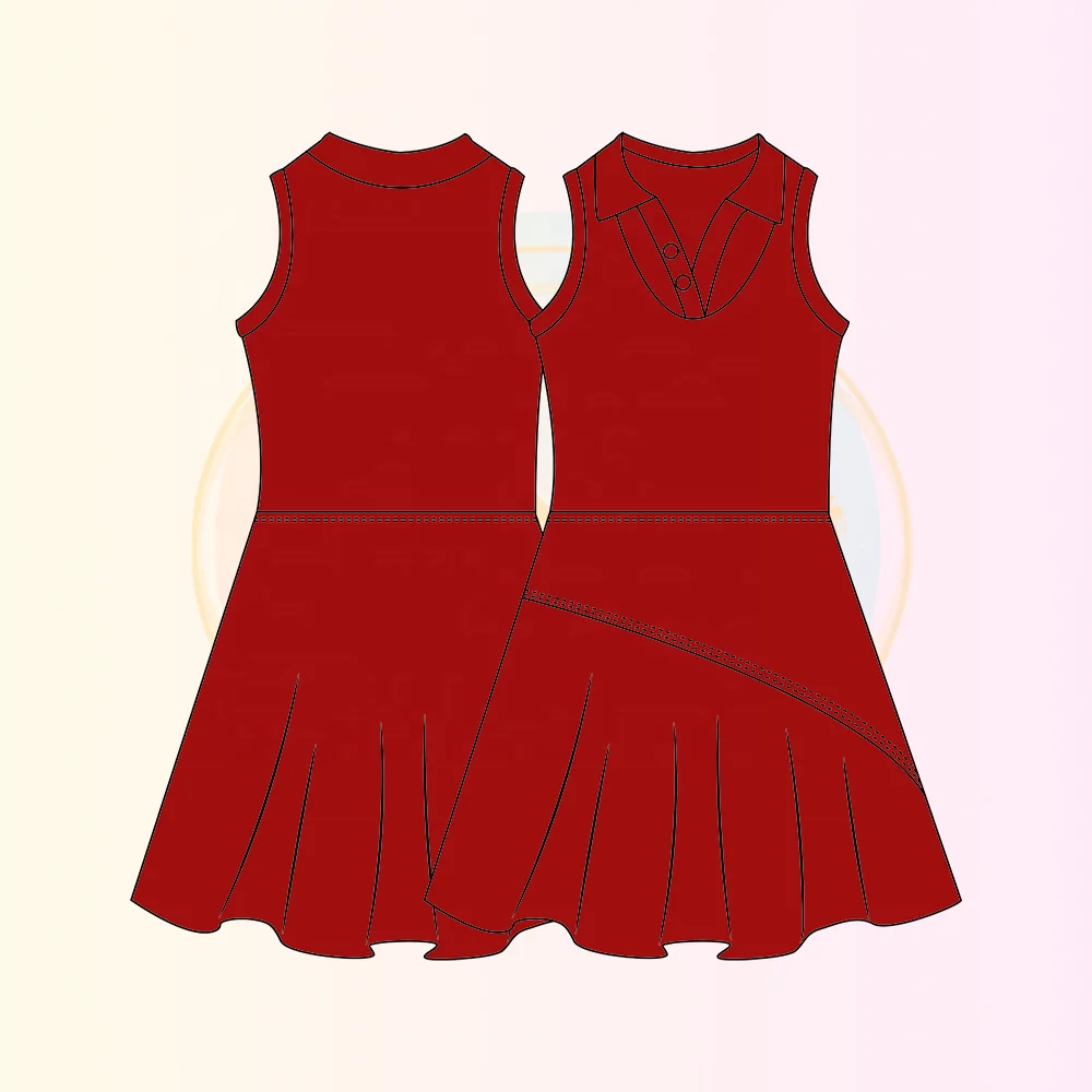 KERUI Trendy Wholesale 77% Nylon and 23% Spandex Girls Dancing Sleeveless Solid Color Yoga Dress
