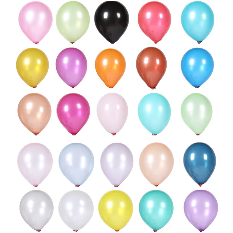 12inch Pearl Happy Birthday Fvalentines Day Latex Balloons Pack Of 100 Packaged