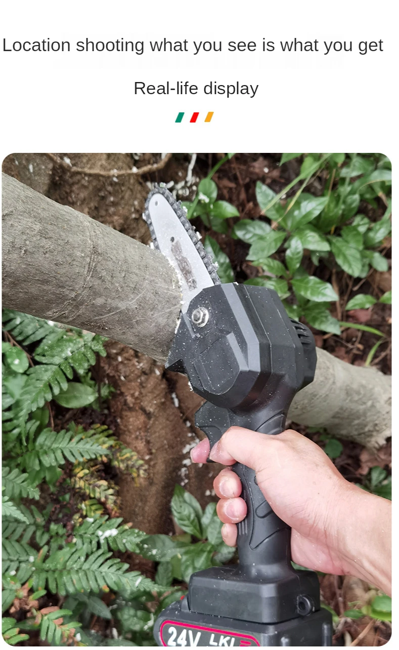 lithium batetry chain saw electricity brushless motor high quality chainsaw