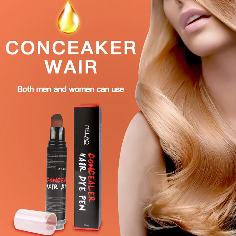 Private label Professional salon Touch Up Root Concealer Hair waterproof hair dye hair color pen  OEM/ODM