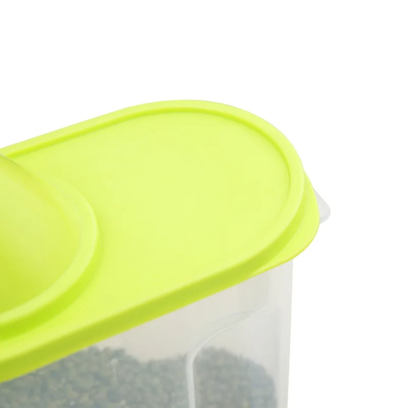 Transparent sealing storage jars  grains edible oil storage moisture-proof insect dust with scale miscellaneous food jar