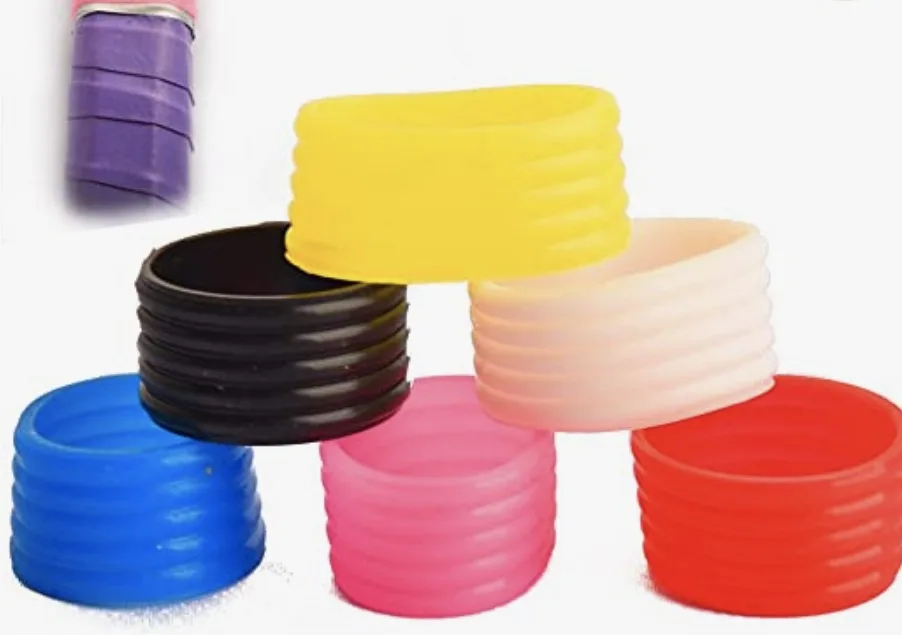 Ручка ракетки для настольного тенниса для отделки кольцо хватом сверху силиконовое кольцо для Теннисная ракетка высокого качества Заказная силиконовая Pickleball группа