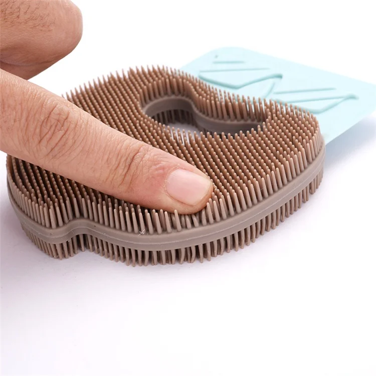 Silicone Scrubber Multifunctional Silicone Dish Washing Scrubber Kitchen Cleaning Brush Pad Tool