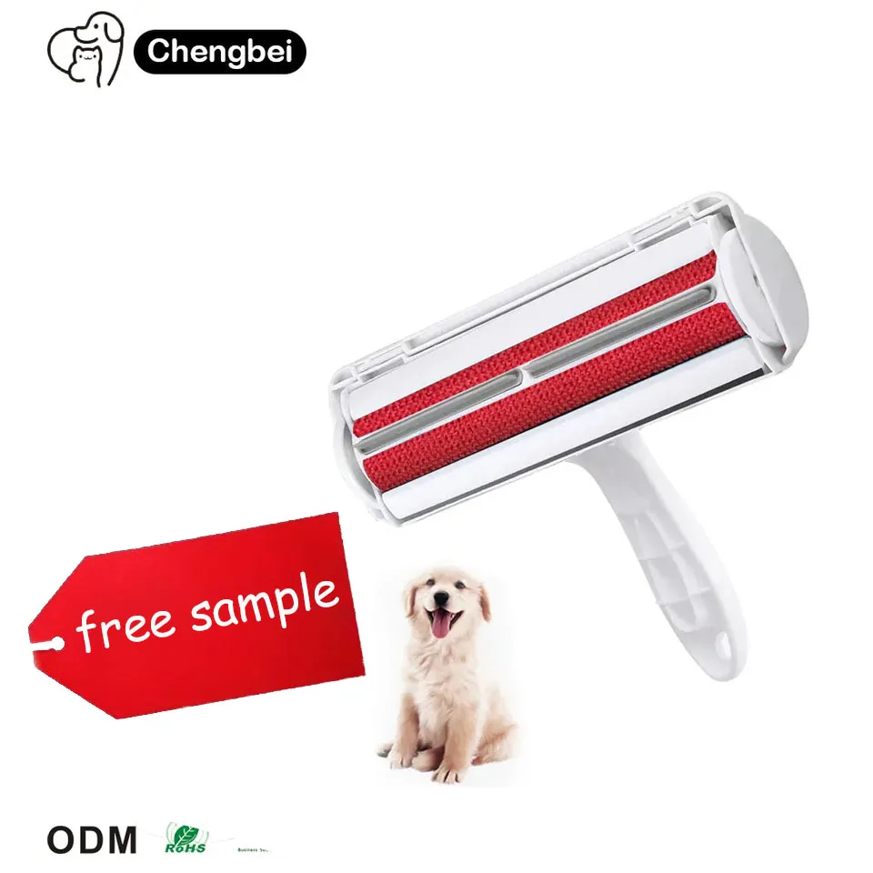 Custom Logo Portable Mini Self Cleaning Dog Cat Reusable Lint Pet Hair Remover Roller
