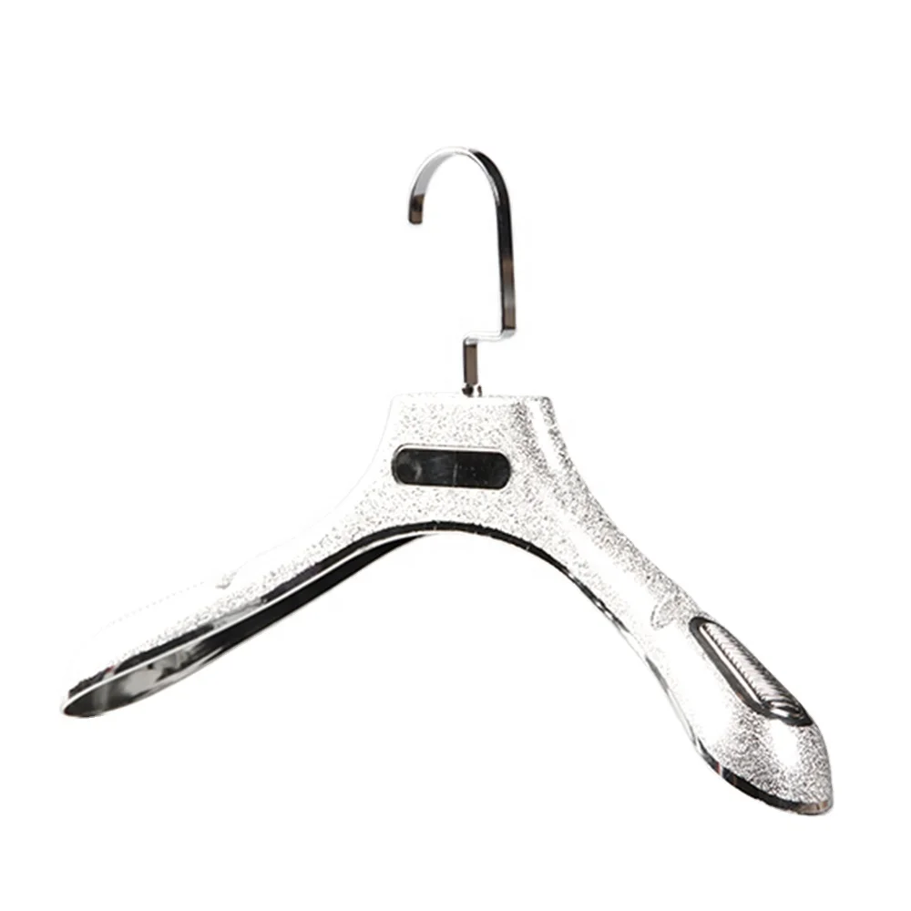 Luxury Gold Coat Hanger for Coats Stainless Steel Fabric for Wardrobe Bathroom Travel-PS Material Plastic Hanger Clothing Store