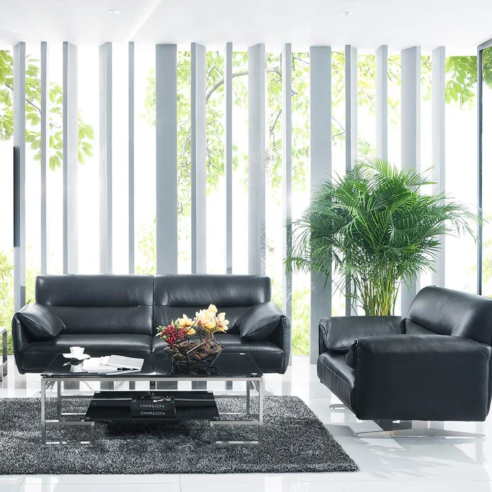 
Black Leather Sofa Set For Sale On Alibaba 