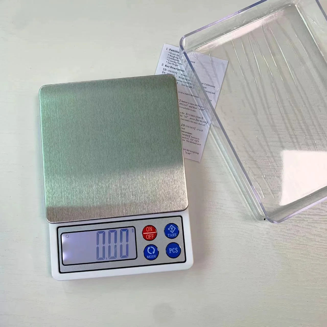 0.01G New Digital Weighing Weight Jewelry Diamond Scale Lab Balances Food Kitchen Scales Mini Gold Gram Coffee Scale