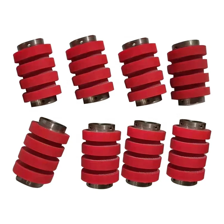 Custom made rubber roller high temperature resistant silicone rubber roller