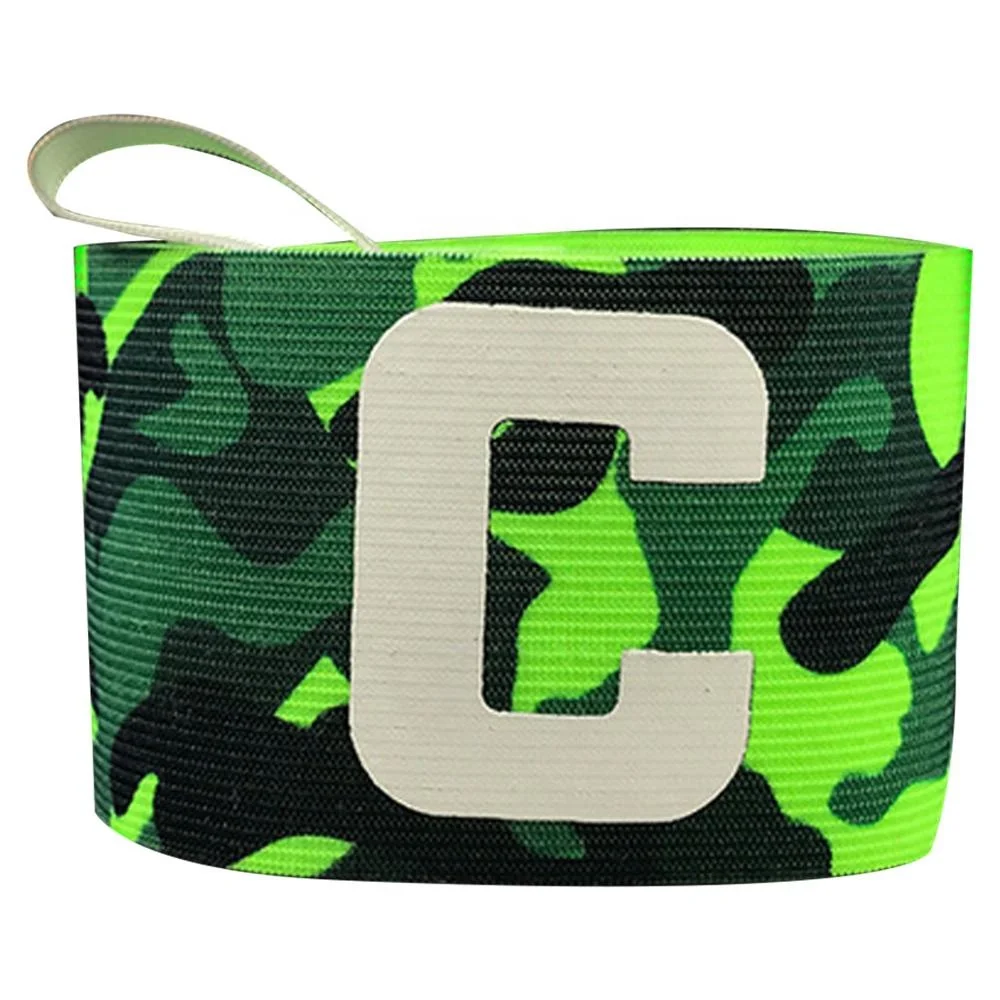  Взрослые Молодежные Пользовательские Печатные Camo Captain повязки для футбольного футбола с дизайном
