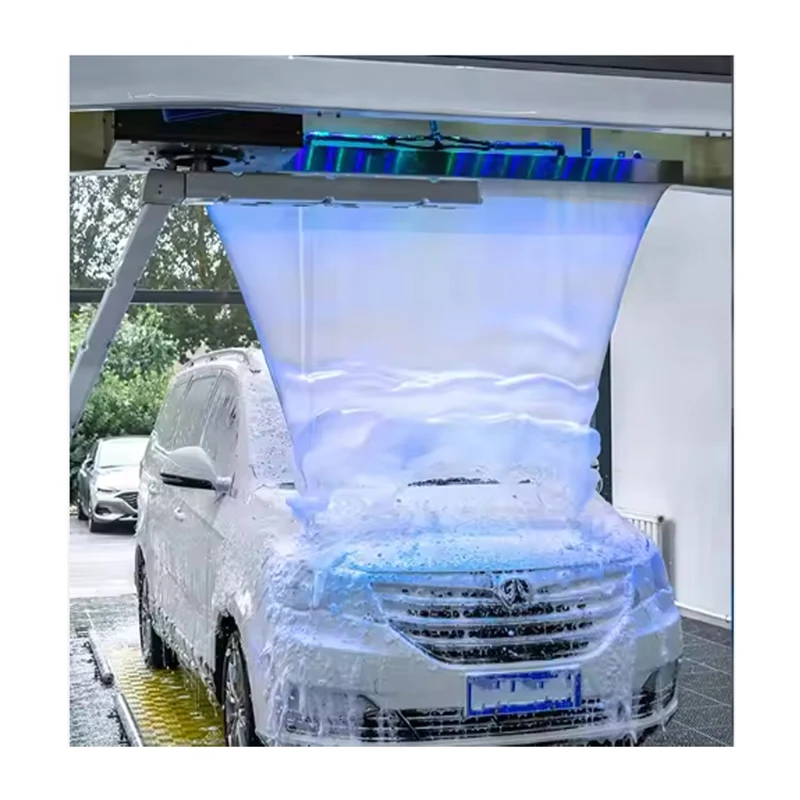 Boyou360 touchless  German water pump Anti collision automatic pressure cleaning touch free Car wash machine for gas station