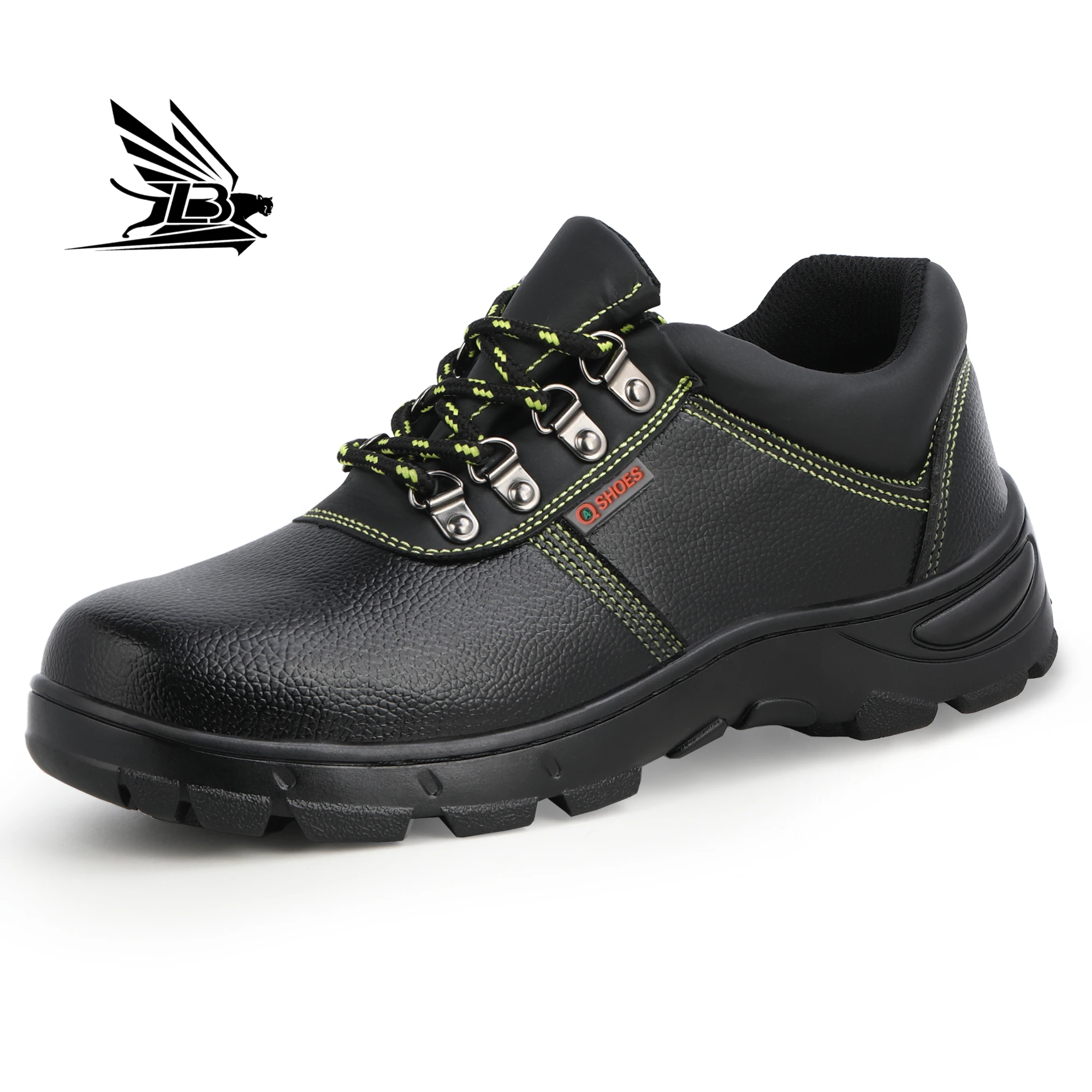 Steel Head Toe Anti Smashing Anti Stab Anti Slip Injection-molded Soft Pu Outsole Cowhide Leather Winter Safety Shoes Work Boots