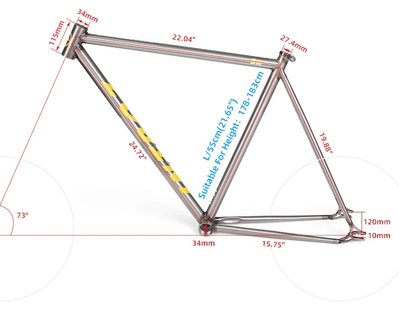 FM002 fixie bike frame 700c single speed road bicycle rack racing track bicycle Fixed Gear BIKE Frame+front fork