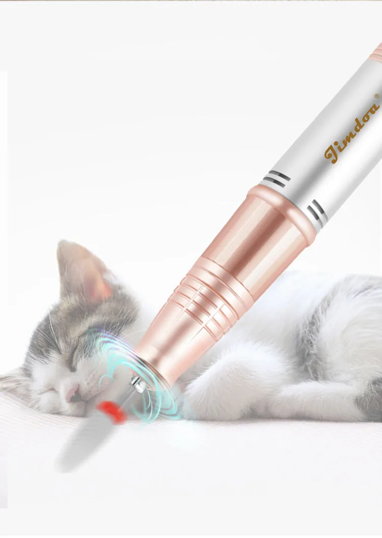 Vintage Leather Two-in-one 60W Vacuum Cleaner Nail Dust Collector Machine 35000 rpm Nail Drill