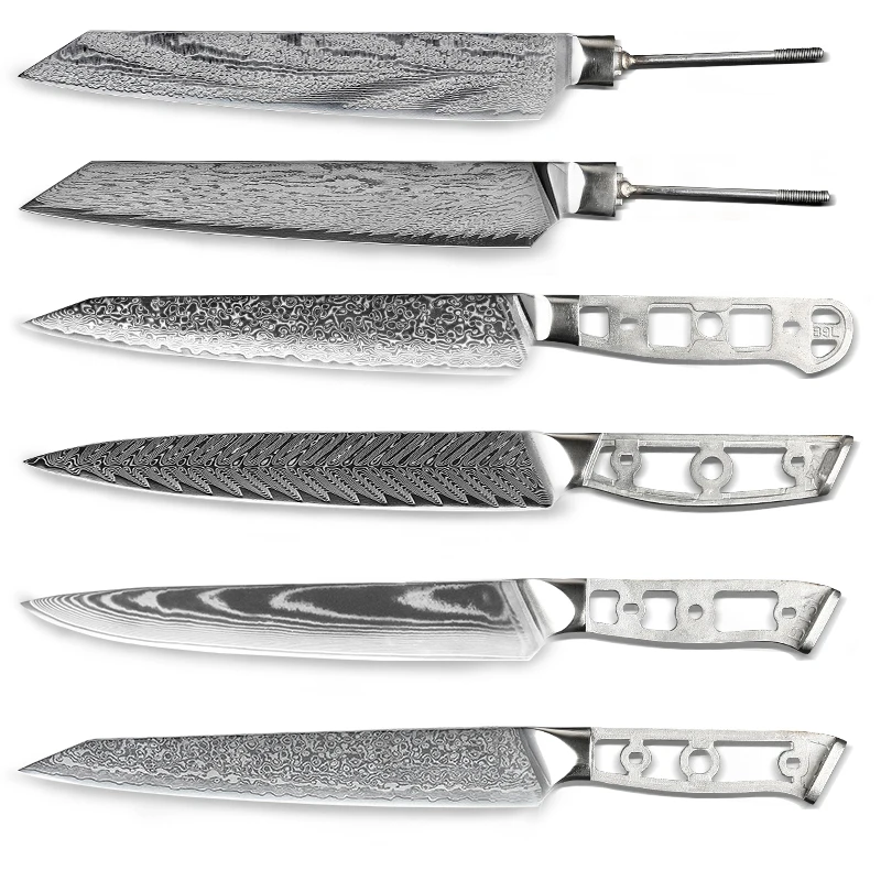 Manufacturer Supplier Damasku Knife Blank Damascus Knife Blank Set Knife Blanks Stainless Steel