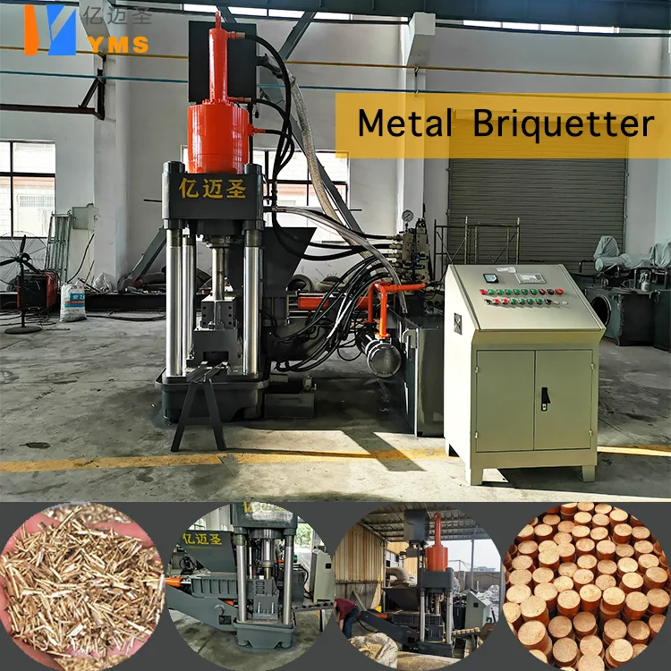 
Y83-360L automatic vertical metal briquette press recycling machine 