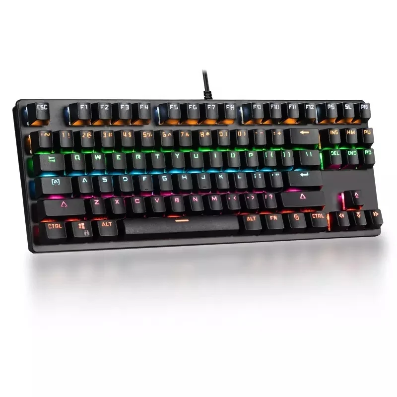 87keys Custom Rgb Pc Waterproof Mechanical Gaming Keyboard  Gamer Ergonomic Teclado