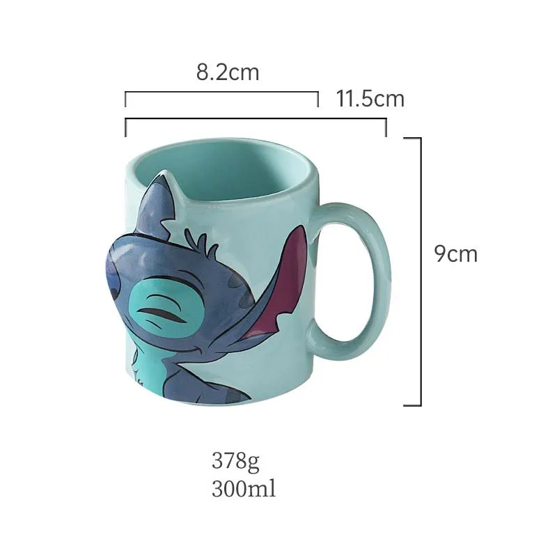 Hot Selling Cartoon Porcelain Mugs Creative Designed Ceramic Milk Tea Coffee Mugs Customized Anime 3D Mug Souvenir