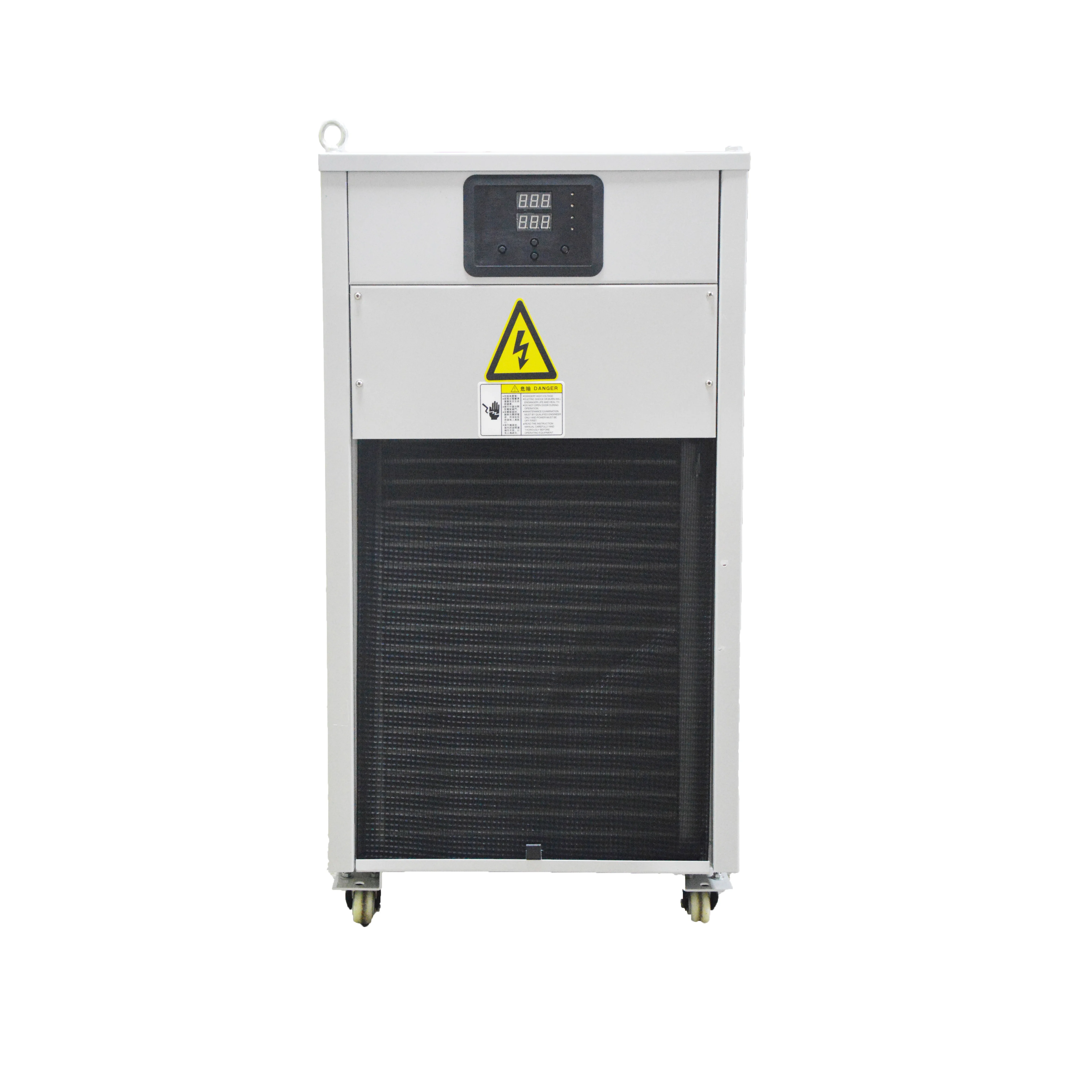 4.6kw cooling cutting fluid cooler Binkao-300pts air cooled industrial oil  chiller for  cnc spindle drilling cutting machine