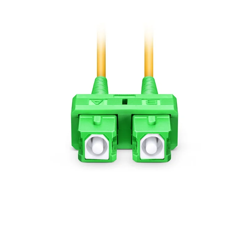 Good Quality Factory Price Optic Fiber Patch Cord SC APC Singlemode Duplex LSZH 3.0mm Optical Fiber Patch Cord