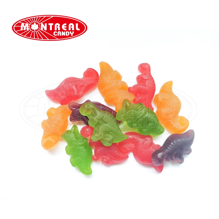 Multi Colored Dinosaur Shape Gummy Sweets Jelly Candy