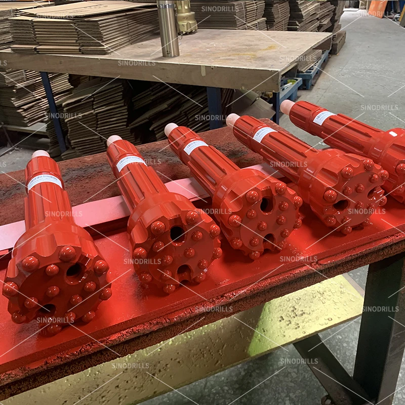 Alloy Steel Carbide PDC Cutter High Quality Rock Drilling QL40 Dth Hammer Bits 5' 5 Inch 127mm