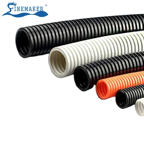 Manufactory Pe Flexible Pipe Plastic Cutting Coating Corrugated Hose Electrical Conduit Pipes