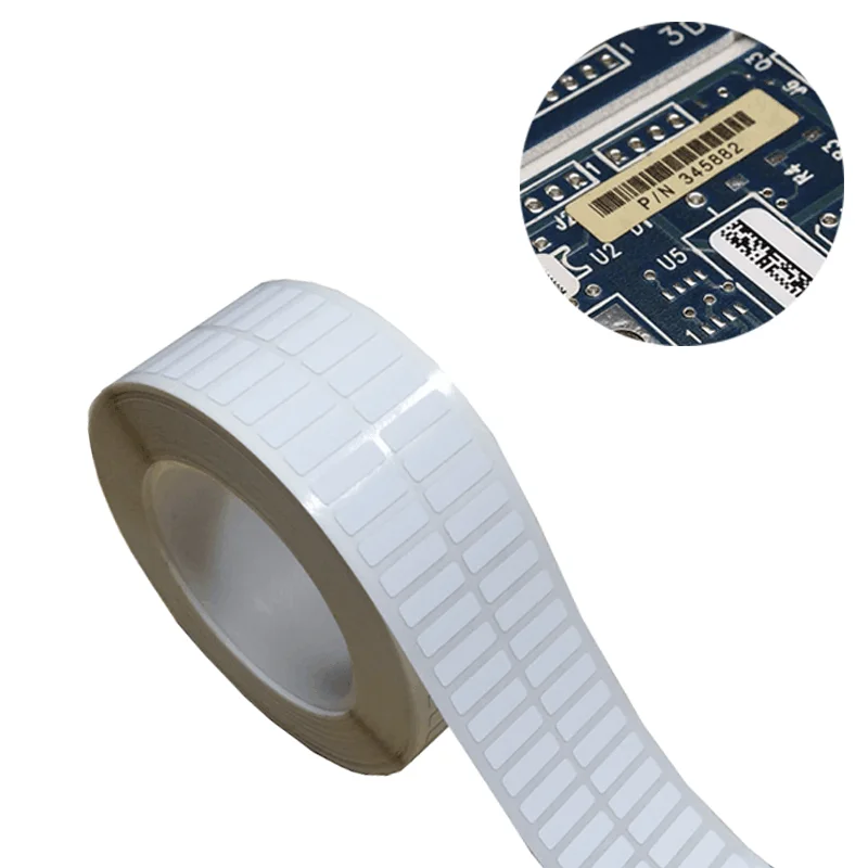 Heat Proof Printable Metal Tag High Temperature Resistance Bar code Number Label on Steel