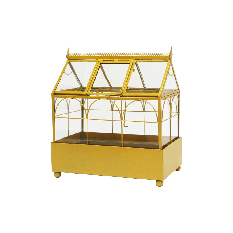 Factory Wholesale custom-made Glass Small Sunshine Room, plant display decorative cabinets