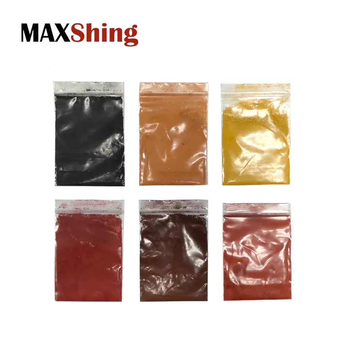 Bulk cosmetic filler matte pigment yellow black red brown iron oxide