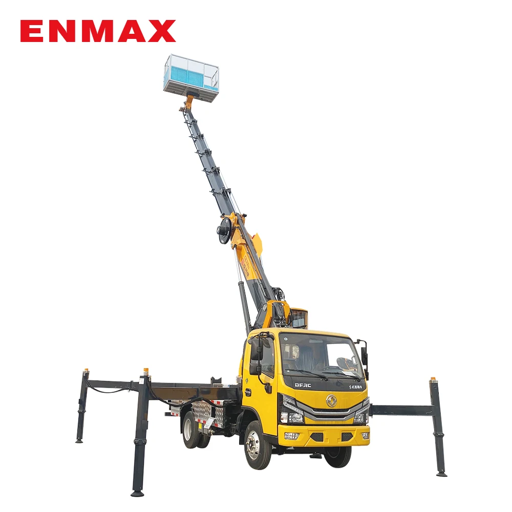 Manufacturers Customized Diesel 4*4 Overhead Forklift Bucket Aerial Work Truck Aerial Work Platform Car