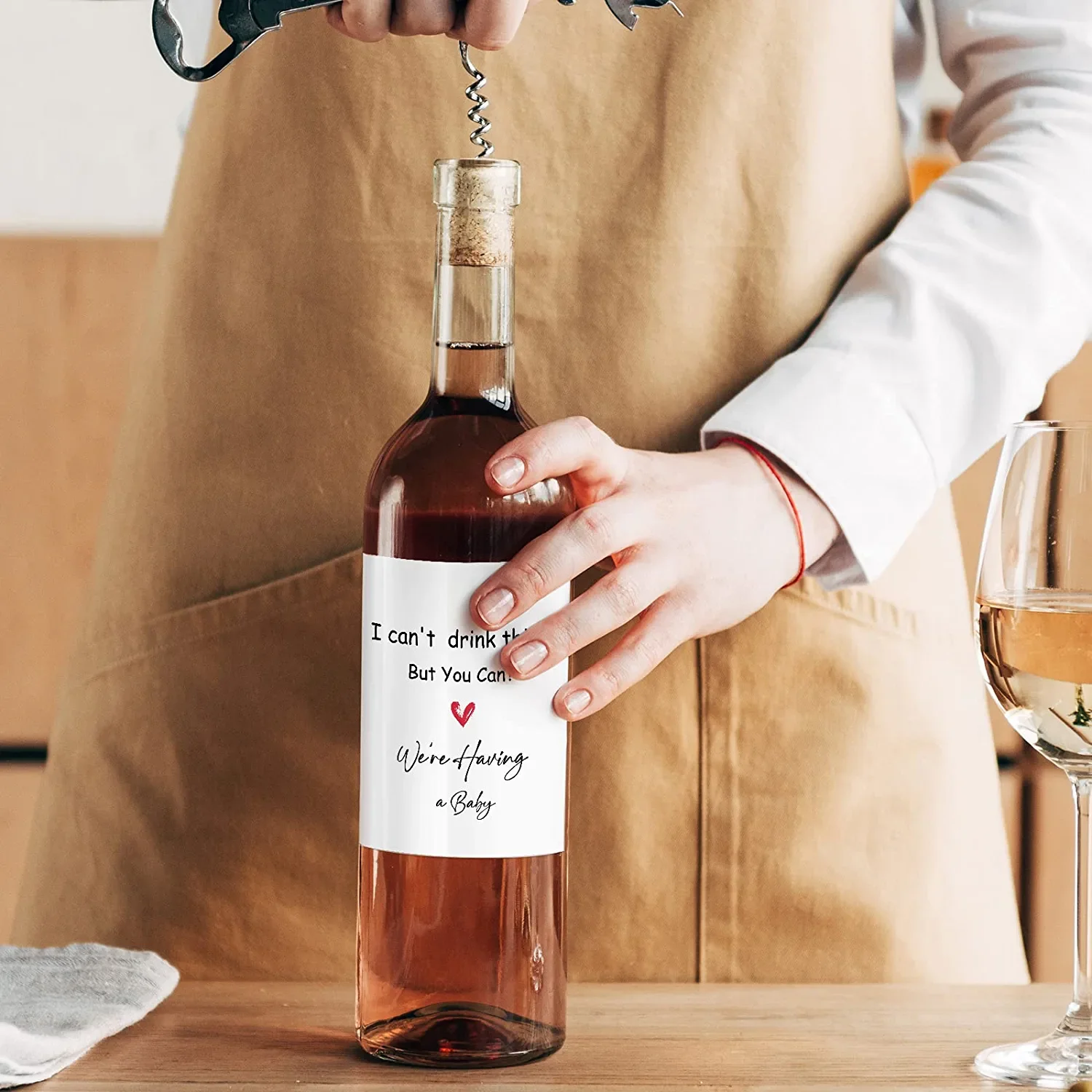 High Quality Custom Self Adhesive Vinyl Beer/Wine Bottle Stickers Labels, Custom Food Container Labels Printing