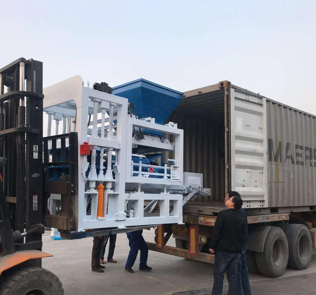 Small Business Qt4-15 Ideas Earn Money At Home Block Brick Making Machine Building Material Machinery