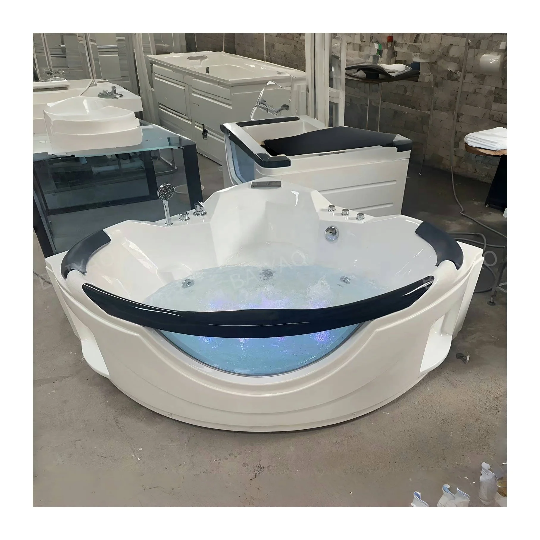 Best Price Guaranteed 2 Person Bathtub Jaccuzzi Massage Corner Yacuzzi With Massage Features