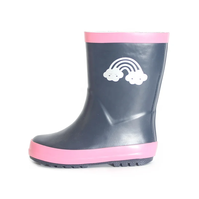 2021 Wholesale Fashion Kids Waterproof  Rubber Comfortable Toddler Kids Rain Boots