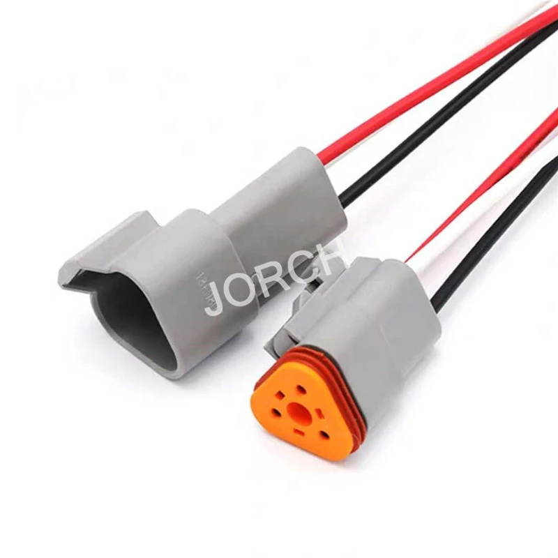 DT04-4P DT04-4S 4P Pin Way DT Series Automotive  wiring harness socket custom-made waterproof wire harness