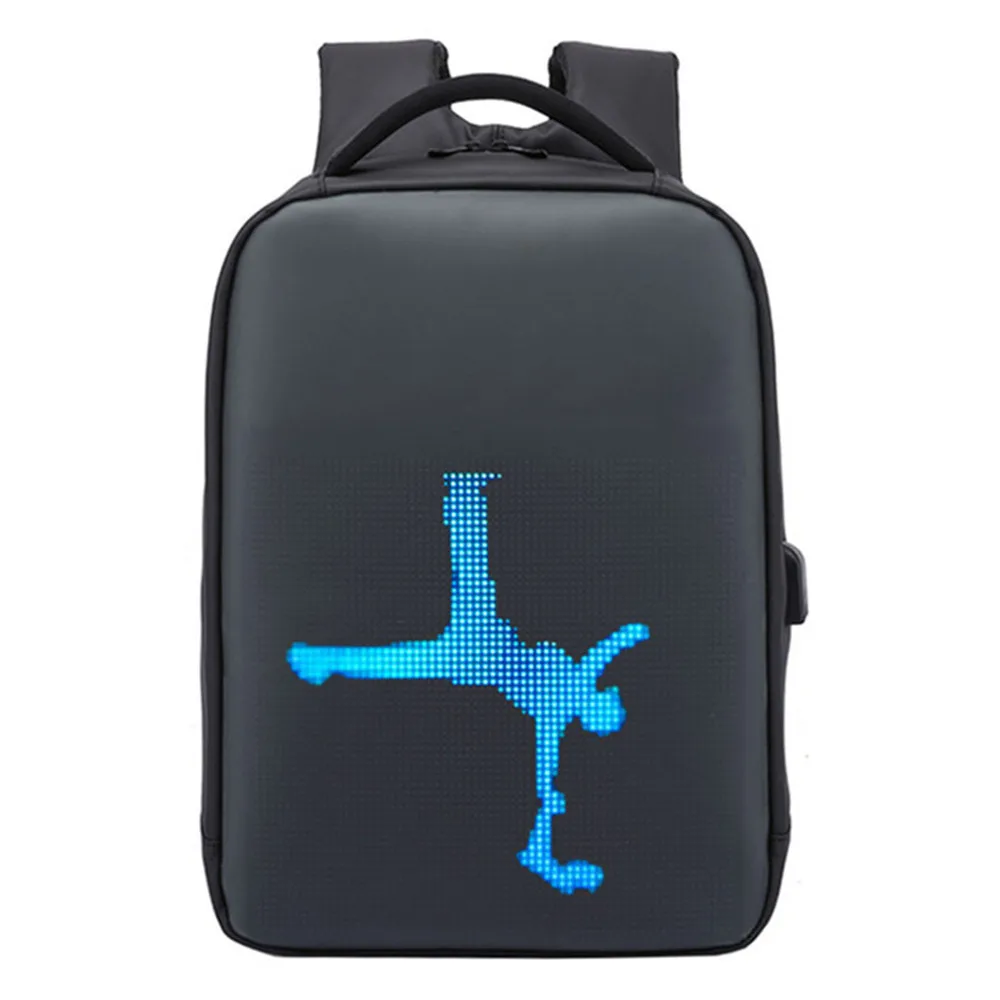 Customize led bag packs rucksack mochila led wifi light up bag packs backpacks