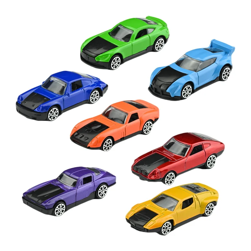 BGL Speed Racing Car Free Wheel Metal Car Slide Alloy Toy 1:64 Scale Mini Diecast Car For Kid