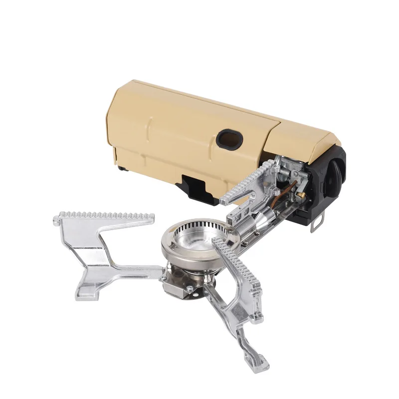 Gas Outdoor Stove Folding Burner Picnic Barbecue Gas Stove Hiking Mini Portable Outdoor Gas Stove