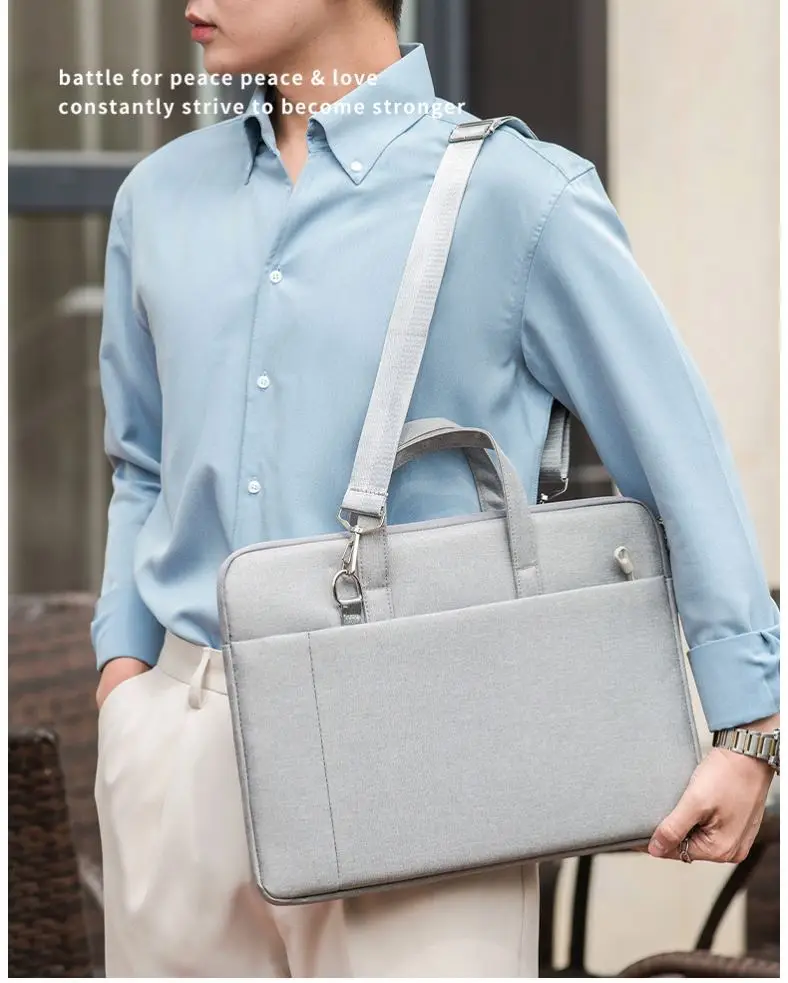 15/15.7/17inch Business Office Laptop Bag Large Capacity Handheld Shoulder Crossbody Bag for Men Executive Briefcase Hot Sale