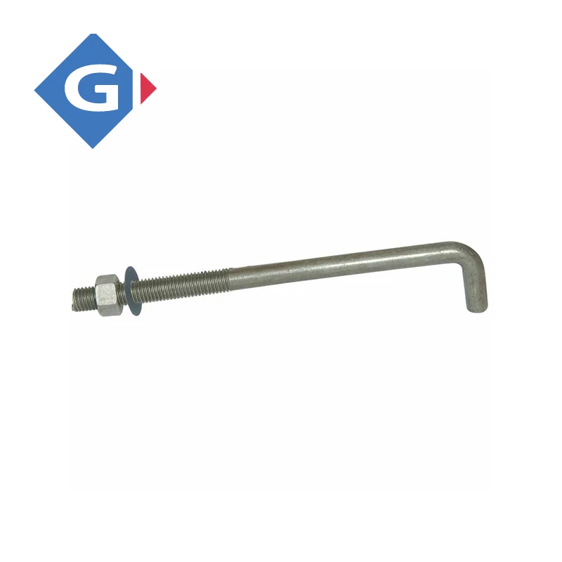 Gangda concrete heat treatment anchor bolt stainless steel l-shaped wedge anchor through bolt