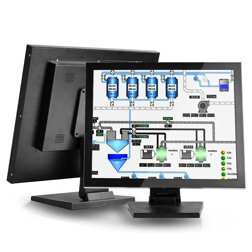 19 Inch Monitor Touch Screen IP65 Waterproof LCD TFT Touchscreen Full Flat Hd Panel resistive Touch Screen monitor