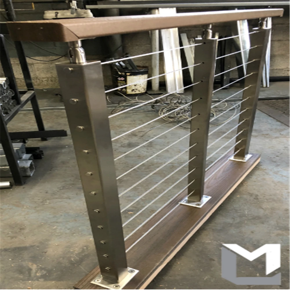 4 / 6mm Deck Wire Rope Balustrade Wire Post Handrail Terrace Stainless Steel Cable Railing