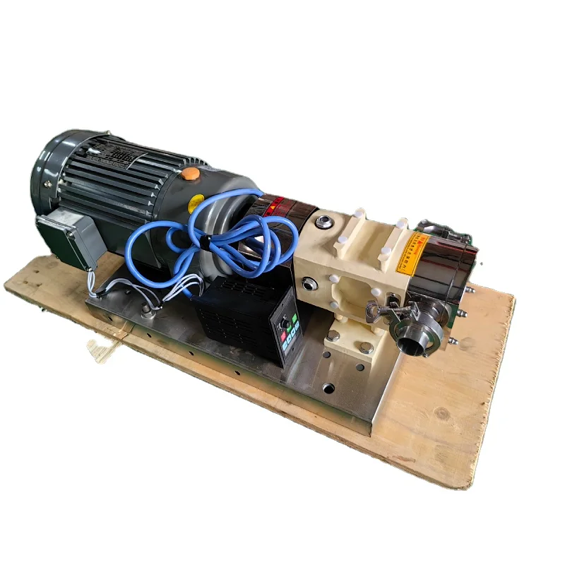 Sanitary Stainless Steel SS304 Rotor Rotary Lobe Pump Food Grade for Syrup Honey Pump Chocolate Pump