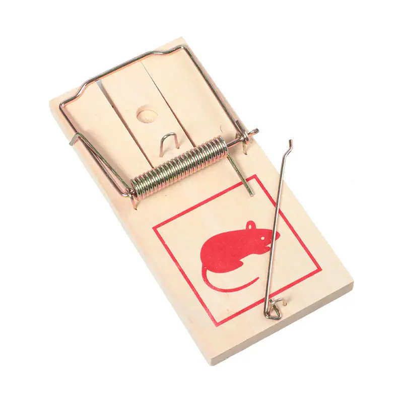 Factory Double Spring Wooden Mouse Trap Smart Rodent Rat Trap With Competitive Price