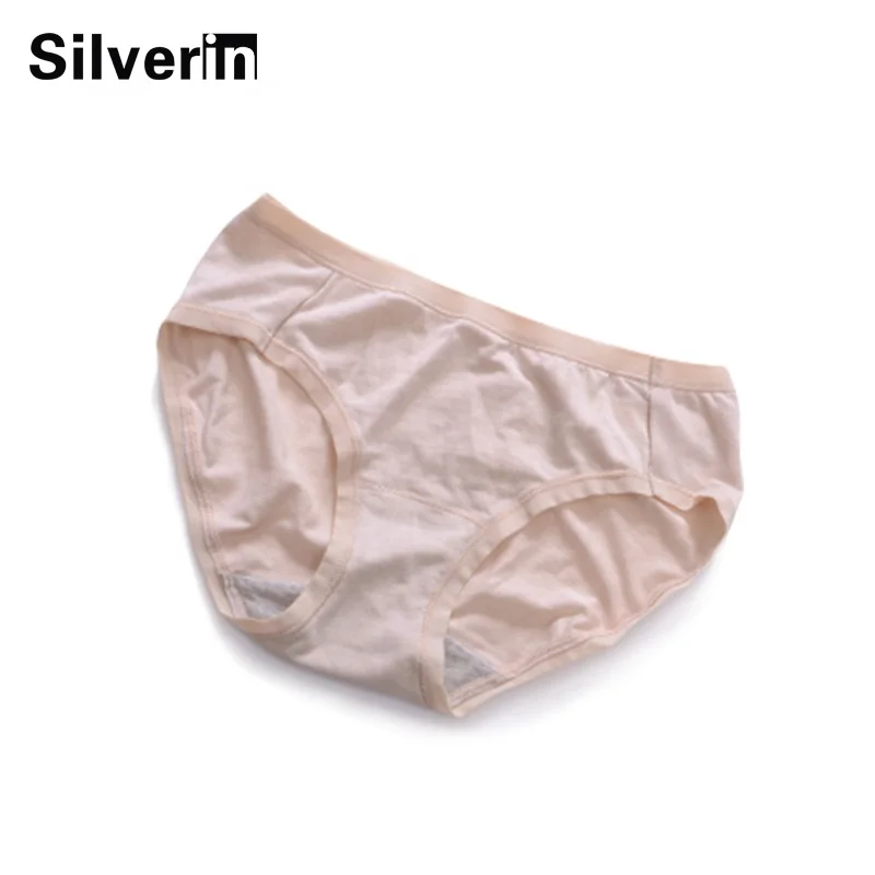 Whosale custom silver fiver anti-microbial modal women lingeries